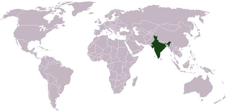 Is india on the asian continent